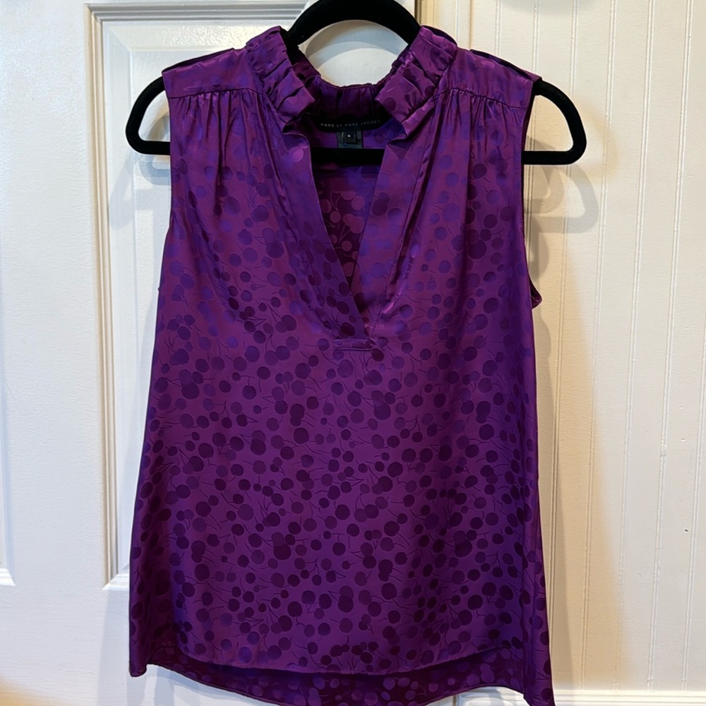 Marc by Marc Jacob’s sleeveless silk top